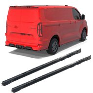Glanzend zwarte sideskirts aanzets passend voor Ford Custom MK2 model vanaf 2023 