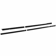 Glanzend zwarte sideskirt aanzets passend voor Ford Transit Custom en Tourneo Custom L1 (korte wielbasis) model vanaf 2023