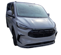 Voorspoiler glanzend zwart passend voor Ford Transit Custom (V710) MK2 model vanaf 2023