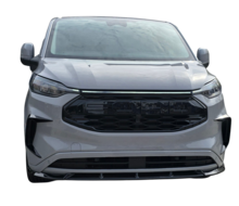 Voorspoiler glanzend zwart passend voor Ford Transit Custom (V710) MK2 model vanaf 2023