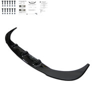 Glanzend zwarte frontlip passend voor VW Transporter T5 model 2010 - 2015 met sportline voorbumper