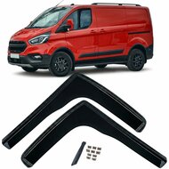 Zijwindschermen dark passend voor Ford Transit Custom en Ford Tourneo model 2012 - 2023 