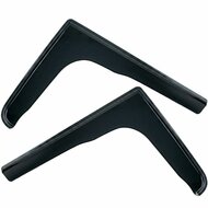 Zijwindschermen Dark passend voor Ford Transit model 2006 - 2014