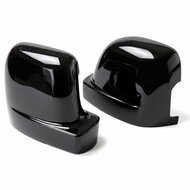 Glanzend zwarte spiegelkappen passend voor Renault Trafic III, Opel Vivaro B, Fiat Talento en Nissan NV300