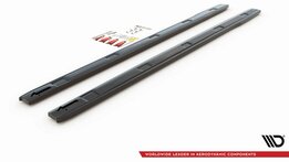 Sideskirt aanzets glanzend zwart passend voor VW Caddy 4 Maxton Design