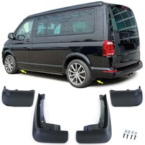Spatlappen set voorzijde en achterzijde passend voor VW Transporter T5, T6 en T6.1  Spatlappen set voorzijde en achterzijde passend voor VW Transporter T5, T6 en T6.1