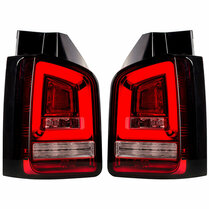 Achterlichten LED passend voor Volkswagen Transporter T5 2003 - 2010 met achterklep Achterlichten LED passend voor Volkswagen Transporter T5 2003 - 2010 met achterklep