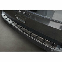 Zwart RVS Achterbumperprotector passend voor Volkswagen Caddy V Cargo & Combi 2020- 'STRONG EDITION' Zwart RVS Achterbumperprotector passend voor Volkswagen Caddy V Cargo & Combi 2020- 'STRONG EDITION'