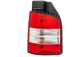 Achterlicht bijrijderskant rood/wit passend voor VW Transporter T5 met dubbele deuren Achterlicht bijrijderskant rood/wit passend voor VW Transporter T5 met dubbele deuren