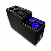 Comfort middenconsole met opbergvak, verlichting en USB passend voor VW Transporter T5, T6 en T6.1  Comfort middenconsole met opbergvak, verlichting en USB passend voor VW Transporter T5, T6 en T6.1