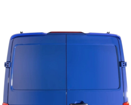 RDX Racedesign Dakspoiler passend voor Volkswagen Crafter H1 en MAN TGE H1 model vanaf 2017 met twee achterdeuren