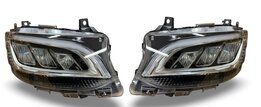 Full LED koplampen passend voor Mercedes Sprinter W907 en W910 model vanaf 2018 zwart/chroom