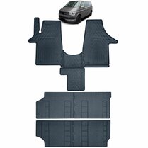 Rubberen matten passend voor VW T5 en T6 8-delig model 2003 - 2019