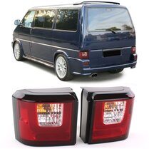 LED achterlichten rood / helder passend voor VW Transporter T4 model 1990 - 2003 