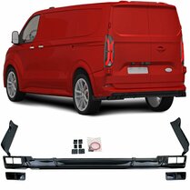 Glanzend zwarte diffuser passend voor Ford Tourneo en Ford Transit Custom model vanaf 2023