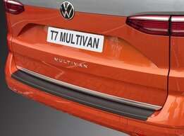 ABS Achterbumper beschermlijst passend voor Volkswagen Multivan T7 2021- Zwart
