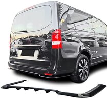 Glanzend zwarte diffuser passend voor Mercedes Vito W447 model 2014 - 2019