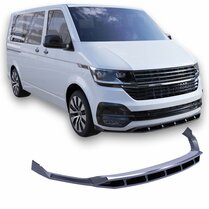 Glanzend zwarte frontsplitter passend voor VW Transporter T6.1