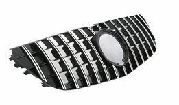Glanzend zwarte grill met chromen accenten passend voor Mercedes W447 Vito model vanaf 2019 