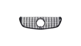 Glanzend zwarte gril passend voor Mercedes V-Klasse W447 model 2014 - 2019