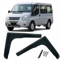 Zijwindschermen Dark passend voor Ford Transit model 2006 - 2014