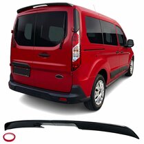 Glanzend zwarte dakspoiler passend voor Ford Transit Custom en Ford Transit Connect model 2013 - 2023 met dubbele deuren