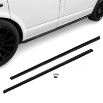 Side skirt extensions glanzend zwart passend voor VW Transporter T5 en T6 korte wielbasis